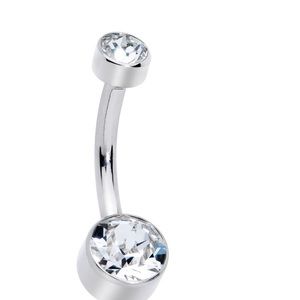 Titanium 14G belly ring